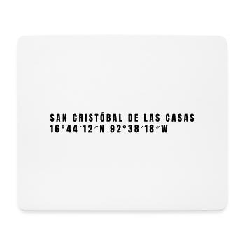 Chiapas Mexiko Koordinaten - Mousepad (Querformat) - Weiß - Vorne