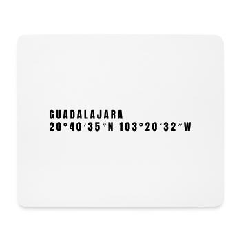 Jalisco Mexiko Koordinaten - Mousepad (Querformat) - Weiß - Vorne
