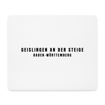 Geislingen an der Steige Baden-Württemberg - Mousepad (Querformat) - Weiß - Vorne