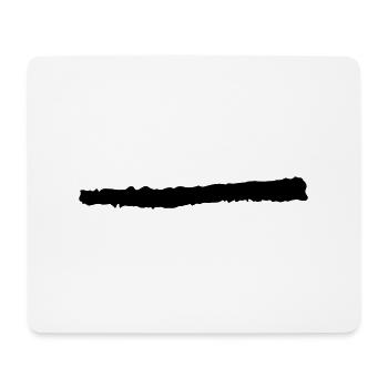 line - Mousepad (Querformat) - Weiß - Vorne
