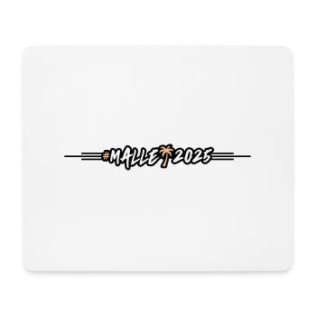 Malle 2025 Palme Linie - Mousepad (Querformat) - Weiß - Vorne