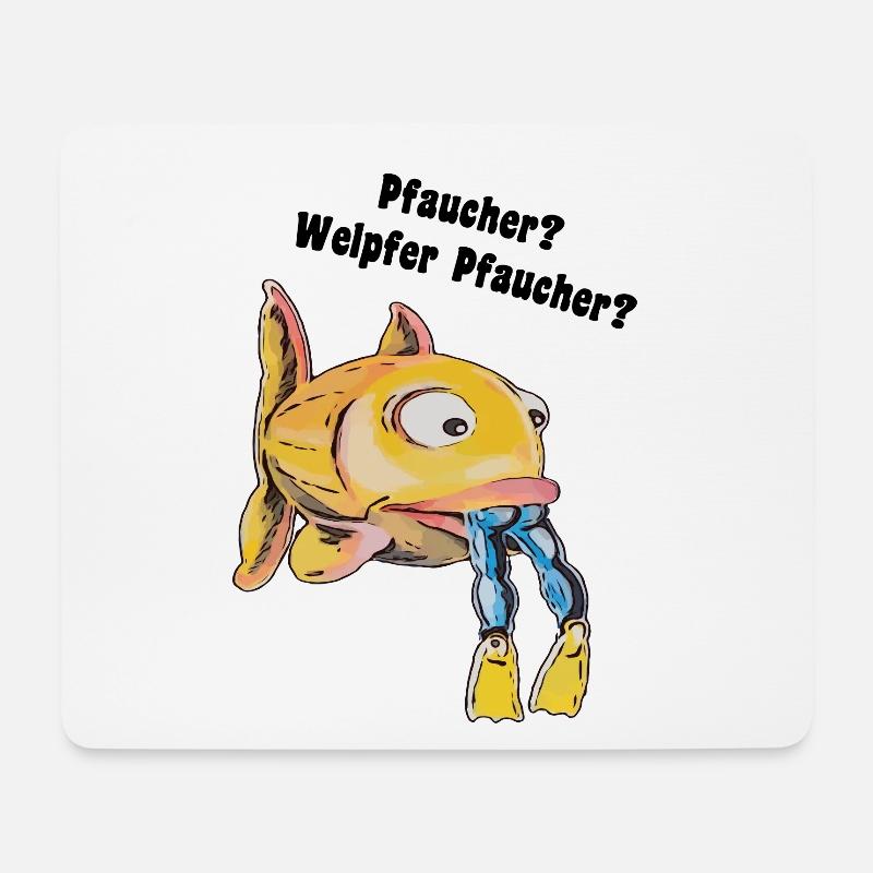 Taucher - Welcher Taucher - Mousepad (Querformat) - Weiß