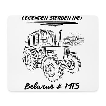 Belarus # MTS / DDR Landmaschinen - Mousepad (Querformat) - Weiß - Vorne
