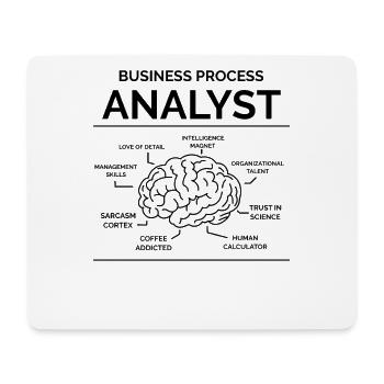 Geschäftsprozess Analyst - Mousepad (Querformat) - Weiß - Vorne