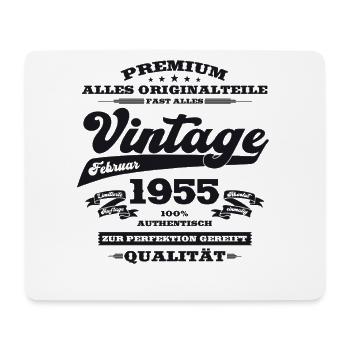 70th Birthday Gift Husband Original February 1955 - Mouse Pad (horizontal) - white - Front