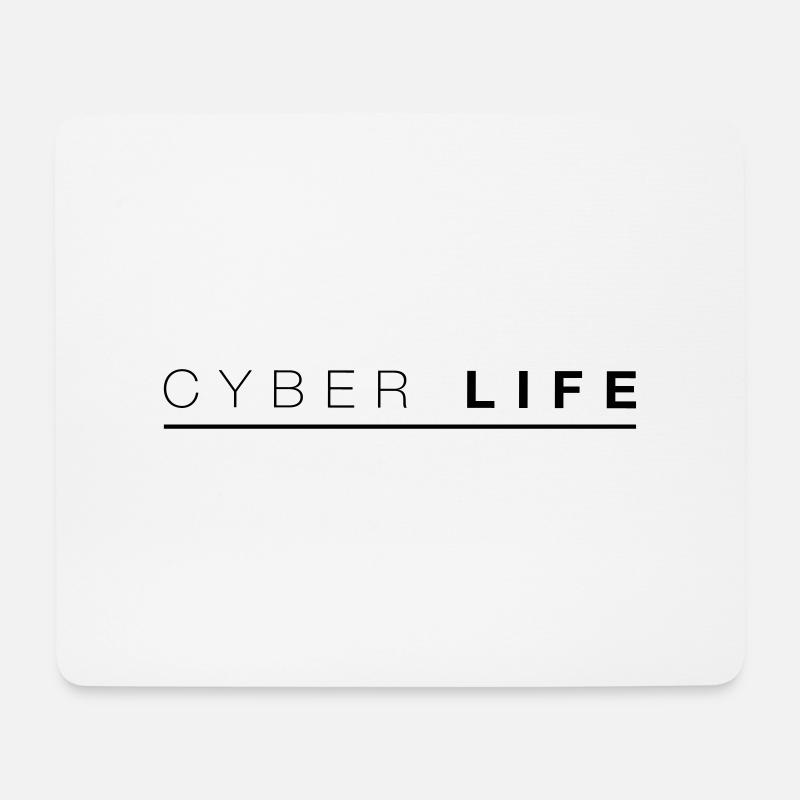 CYBERLIFE_2 - Mousepad (Querformat) - Weiß