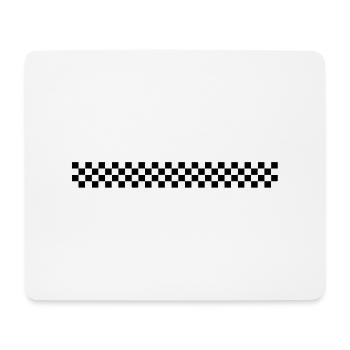 racing_flag___f1 - Mouse Pad (horizontal) - white - Front