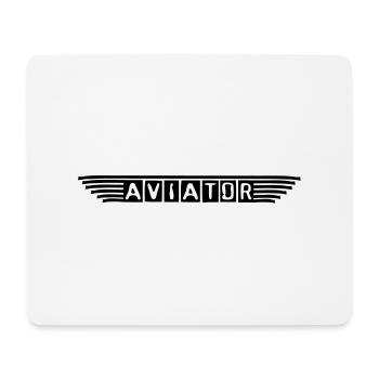 aviator_vec_1 de - Mousepad (Querformat) - Weiß - Vorne