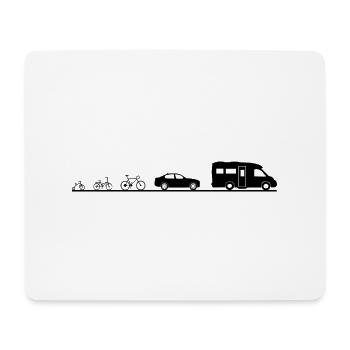 Camping - Mouse Pad (horizontal) - white - Front