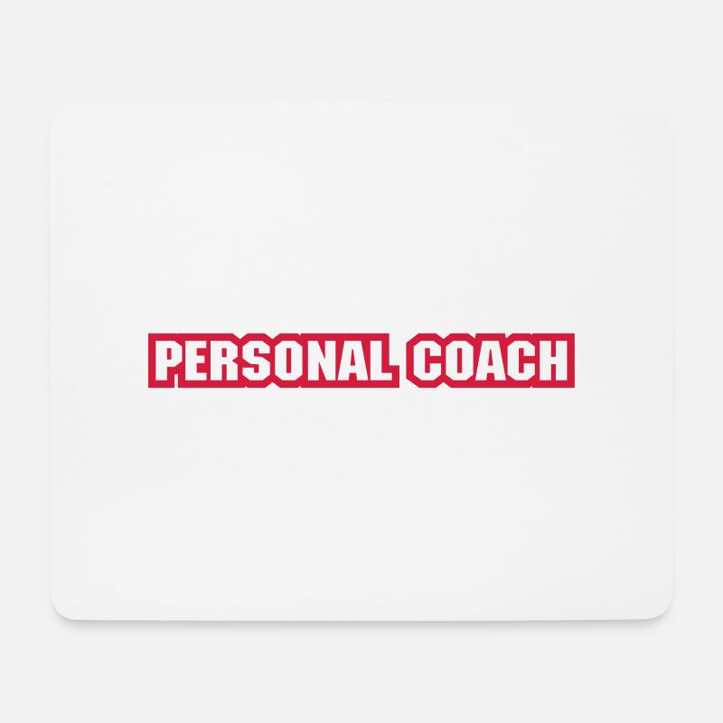 personaltrainer color in Aktion - Mousepad (Querformat) - Weiß