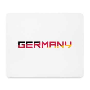Équipe Allemagne Allemagne Couleurs Noir Rouge Or G - Tapis de souris (format paysage) - blanc - Devant