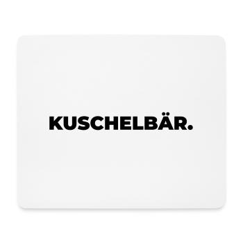 Kuschelbär - Statement Print - Mousepad (Querformat) - Weiß - Vorne