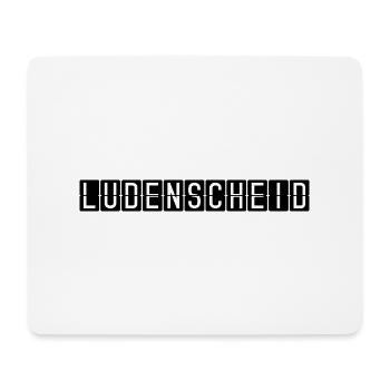 Lüdenscheid airport sign - Mouse Pad (horizontal) - white - Front