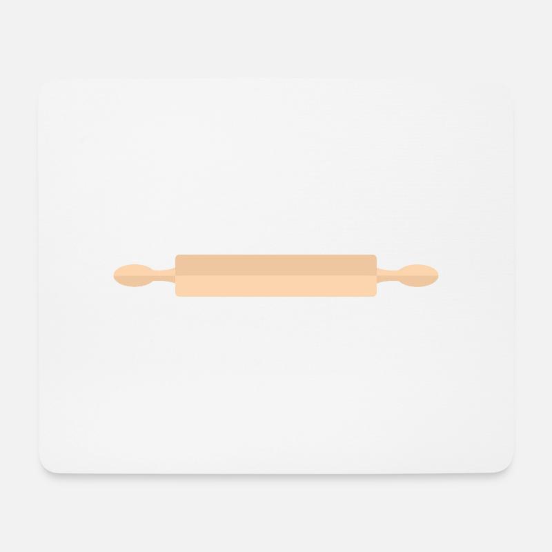 Backrolle - Mousepad (Querformat) - Weiß