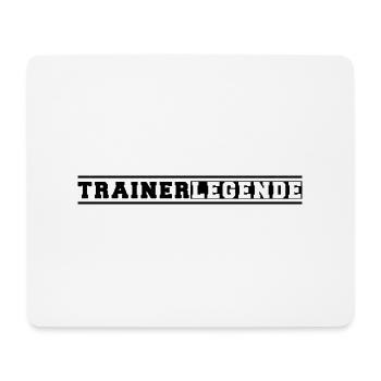 Trainerlegende | Coach Trainer Fussball Handball - Mousepad (Querformat) - Weiß - Vorne
