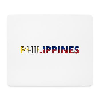 Flag of the Philippines - Mouse Pad (horizontal) - white - Front