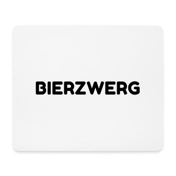 Bierzwerg - Mousepad (Querformat) - Weiß - Vorne