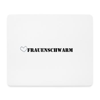 Frauenschwarm - Mousepad (Querformat) - Weiß - Vorne