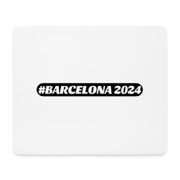 Barcelona 2024 - Mousepad (Querformat) - Weiß - Vorne