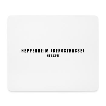 Heppenheim (Bergstraße), Hesse - Mouse Pad (horizontal) - white - Front