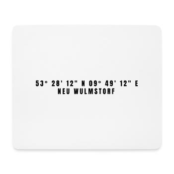 Neu Wulmstorf⁠ Niedersachsen Koordinaten - Mousepad (Querformat) - Weiß - Vorne