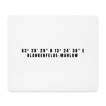 Coordonnées Blankenfelde-Mahlow Brandenburg - Tapis de souris (format paysage) - blanc - Devant