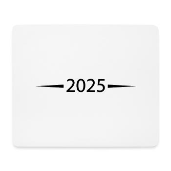 2025 - Tapis de souris (format paysage) - blanc - Devant
