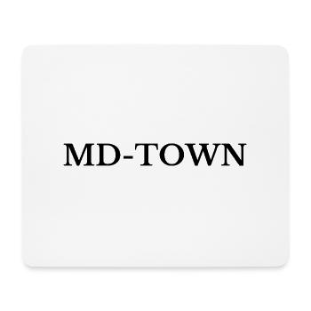 MD Town Magdeburg - Mouse Pad (horizontal) - white - Front