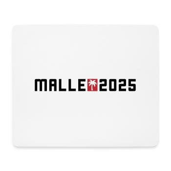 Malle 2025 Urlaub Palme - Mousepad (Querformat) - Weiß - Vorne