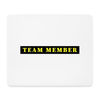 Team Member - Mouse Pad (horizontal) - white - Front