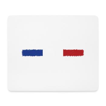 France - Mouse Pad (horizontal) - white - Front