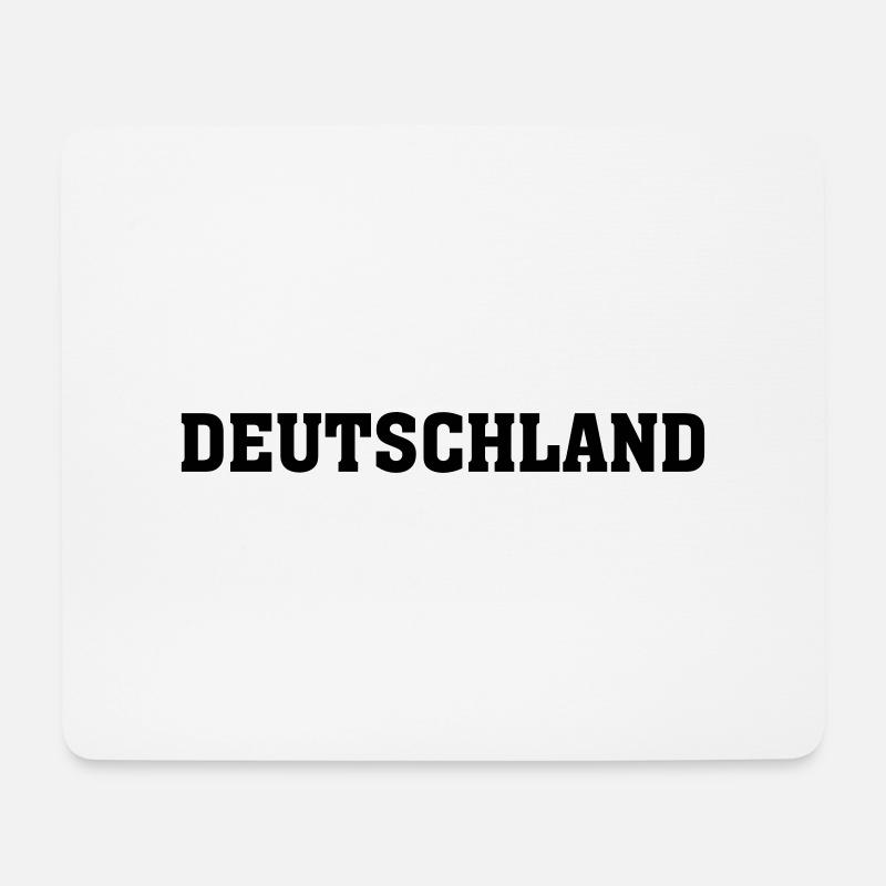 Deutschland - Mousepad (Querformat) - Weiß