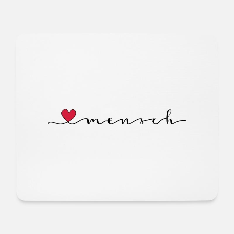 Liebling Mensch verliebt herz Valentinstag Partner - Mousepad (Querformat) - Weiß