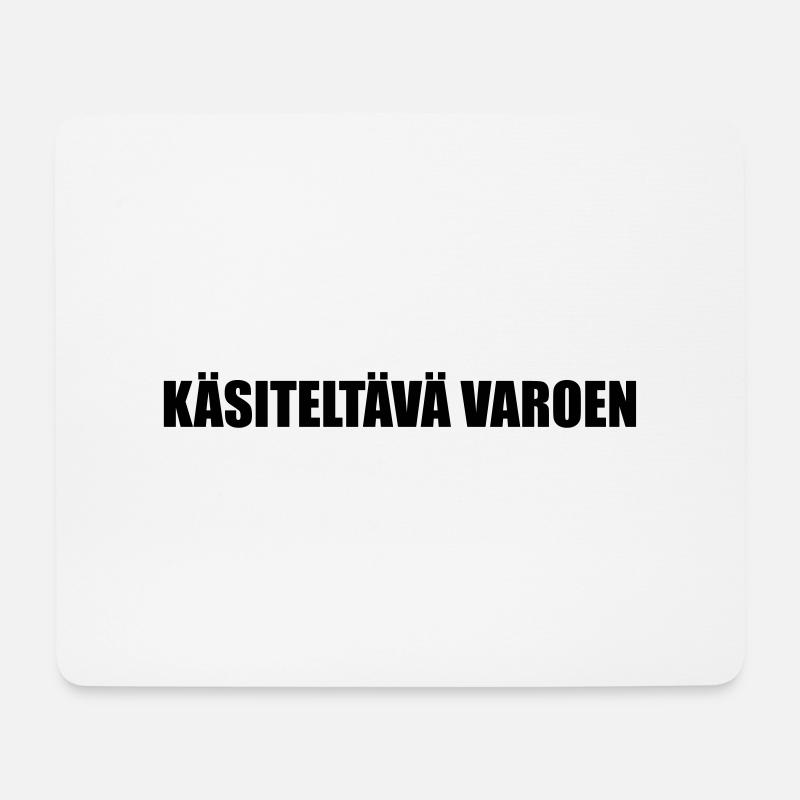 KasiteltavaVaroen - Mousepad (Querformat) - Weiß