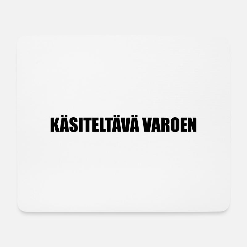 KasiteltavaVaroen - Mousepad (Querformat) - Weiß