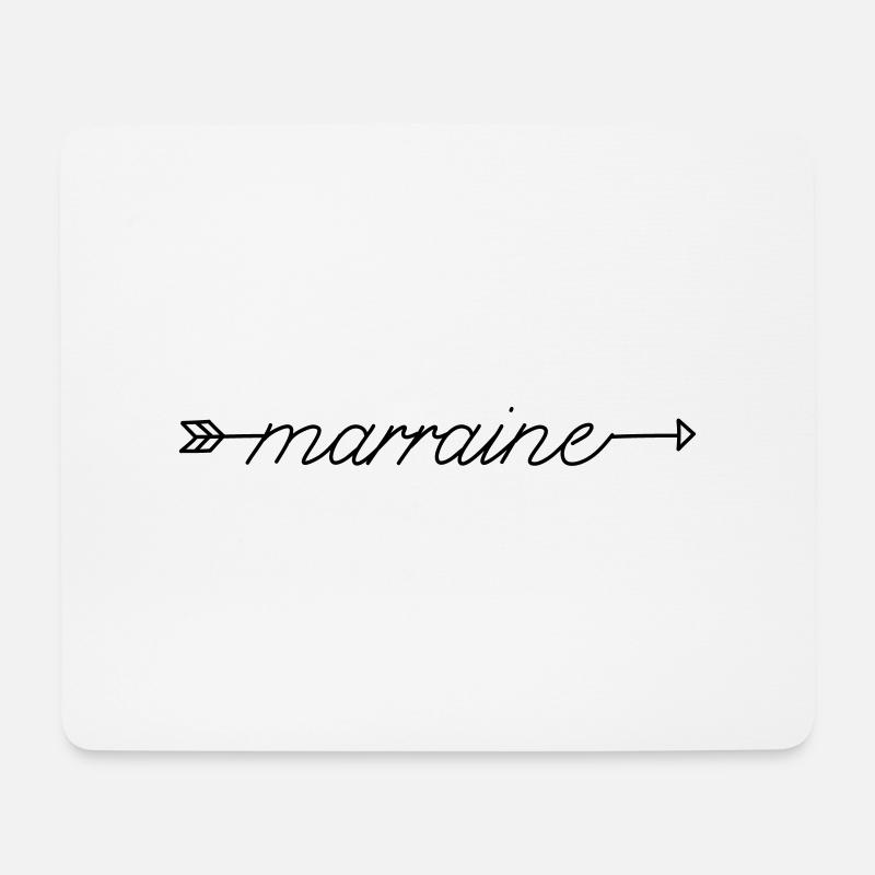 Godmother arrow - Mouse Pad (horizontal) - white