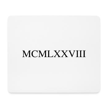 1978 - Mouse Pad (horizontal) - white - Front