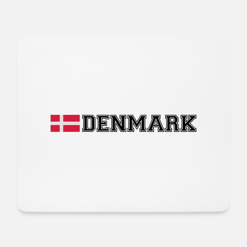 Denmark Design - Mousepad (Querformat) - Weiß