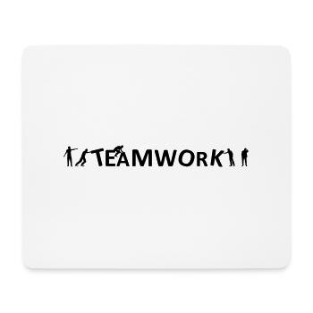 Menschen - Teamwork - Mousepad (Querformat) - Weiß - Vorne