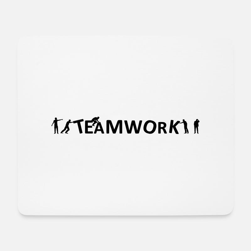 Menschen - Teamwork - Mousepad (Querformat) - Weiß