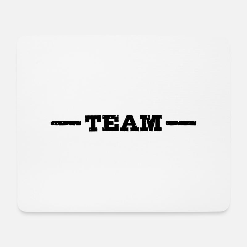 Team Linie - Mousepad (Querformat) - Weiß