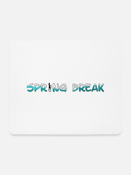 Spring Break 2 - Mousepad (Querformat) - Weiß