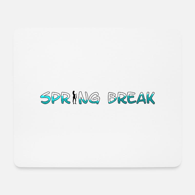Spring Break 2 - Mousepad (Querformat) - Weiß