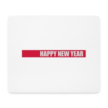 Citation Bonne année - Tapis de souris (format paysage) - blanc - Devant