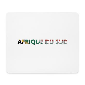 Drapeau Afrique du Sud - Tapis de souris (format paysage) - blanc - Devant