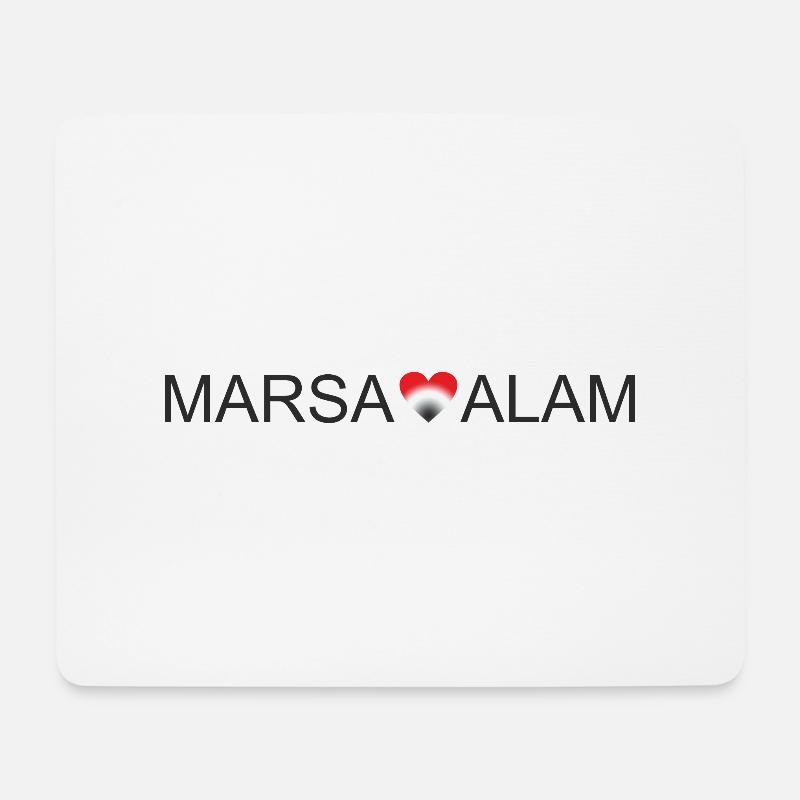 Marsa Alam - Mousepad (Querformat) - Weiß