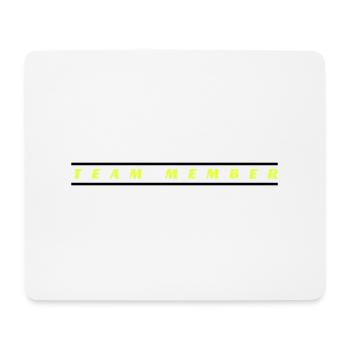 Team Member - Mouse Pad (horizontal) - white - Front