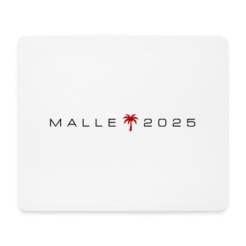 Malle 2025 Palmier - Tapis de souris (format paysage) - blanc - Devant