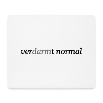 verDARMt normal - Mousepad (Querformat) - Weiß - Vorne