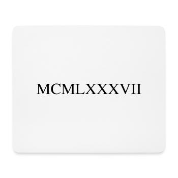 1987 - Mouse Pad (horizontal) - white - Front
